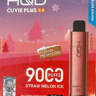HQD PLUS 2.0 Disposable Vape 9K 5% (5Pck)