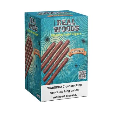 Real Woods Natural Leaf Cigars 5ct (8pck)